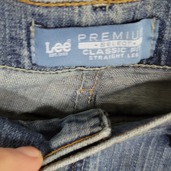 Premium Select Lee 38 x 30 Blue Jeans - Picture 2 of 7